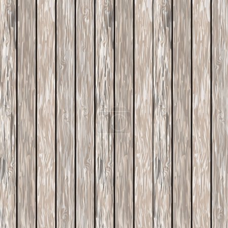 Illustration for Wooden texture. Natural eco vector background with brown wood pattern for cover template, menu board, parquet flooring design - Royalty Free Image