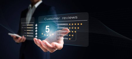 A customer satisfaction survey is a good idea. Customers or businesspeople express their delight on the visual screen. By bestowing five stars and the highest level of satisfaction.