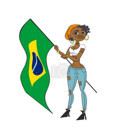 Happy Republic Day in Brazil Holiday poster design. Use it for print or web advertisement creation.