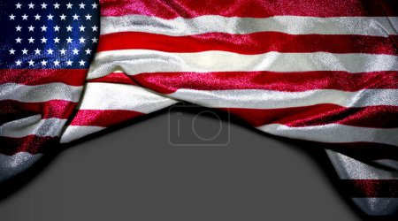 Photo for America flag template background. Country flag wallpaper - Royalty Free Image