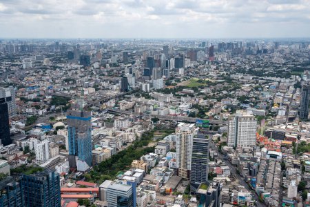 Téléchargez les photos : Voir le paysage urbain et les bâtiments de Bangkok en Thaïlande Asie - en image libre de droit
