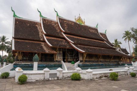 Wat Xieng Thong of Luang Prabang in Laos Asia