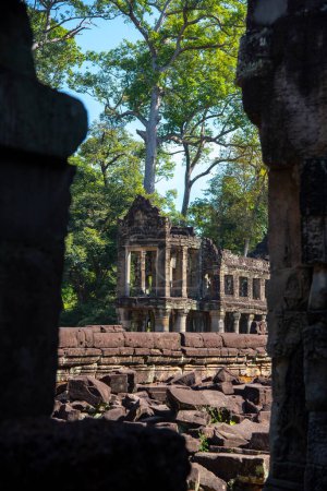 Foto de Templo de Preah Khan en Angkor Thom, Camboya - Imagen libre de derechos