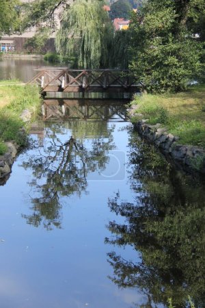 Photo for A little bridge near castle Frydlant, Czech republic - Royalty Free Image