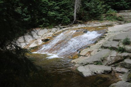 Téléchargez les photos : Mumlava waterfalls in Czech republic - en image libre de droit