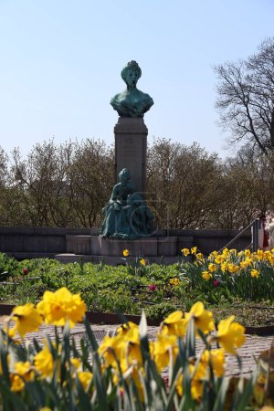 Statue of Princess Marie in Langelinie Park, Copenhagen, Denmark