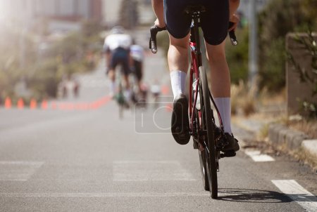 Radsport-Wettbewerb, Radrennfahrer fahren Rennen