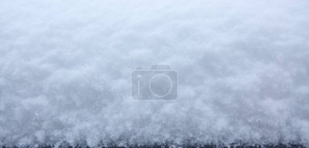 Foto de Textura de invierno, fondo de nieve.Macro foto de nieve blanca. - Imagen libre de derechos