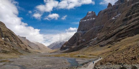 Photo for Day one of the journey around Mount Kailash on a sunny day - Royalty Free Image