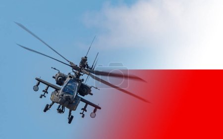 Photo for Boeing AH-64 Apache of the Polish Armed Forces - Royalty Free Image
