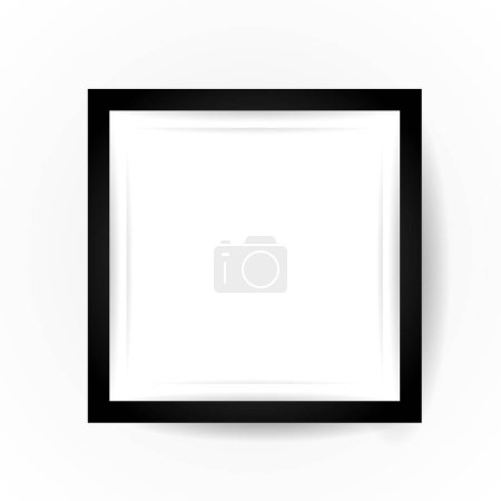 Illustration for Photo frame on white background - Royalty Free Image