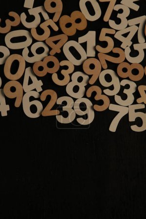 Photo for Background of numbers. from zero to nine. Numbers texture. Finance data concept. Mathematic. Seamless pattern with numbers. financial crisis concept. Business success. - Royalty Free Image