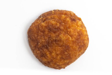 Biscuits au fromage de palme vue du dessus isolé sur fond blanc chemin de coupe