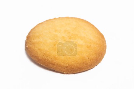 Photo for Danish butter cookies the country style cookie isolated on white background clipping path - Royalty Free Image
