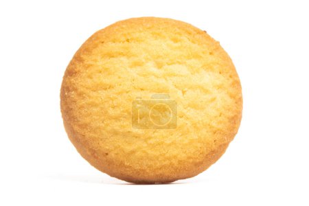 Photo for Danish butter cookies the country style cookie front view isolated on white background clipping path - Royalty Free Image