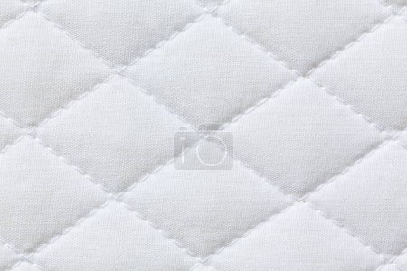 Photo for White mattress bedding pattern background - Royalty Free Image