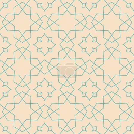 Illustration for Modern islamic ornament geometric pattern - Royalty Free Image