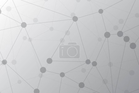 Photo for Abstract Technology Background. Network Connection. Social Media Banner. Vector - Royalty Free Image