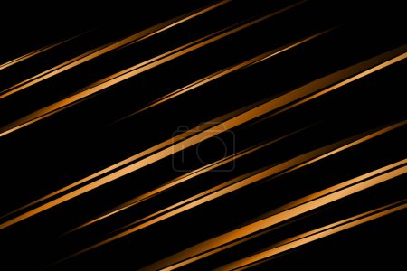 Photo for Golden Modern Abstract Background. Technology Wallpaper. Vector Illustration - Royalty Free Image