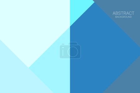 Photo for Abstract Blue Modern Background. Geometric Banner. Wallpaper. Vector Illustration - Royalty Free Image