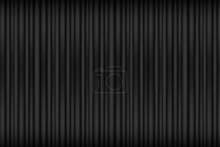Photo for Black Curtain Background. Celebration Event or Grand Opening Backdrop. Wallpaper. Vector - Royalty Free Image