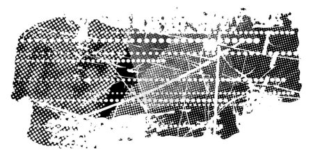 Ilustración de Grunge textura abstracta, fondo, ilustración vectorial - Imagen libre de derechos