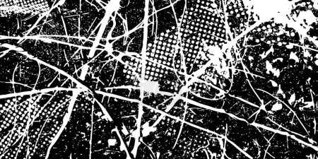 Ilustración de Grunge distorsionado capa rayada. - Imagen libre de derechos