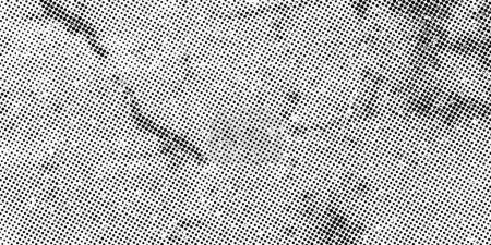 Illustration for Grunge scratched halftone backdrop - Royalty Free Image