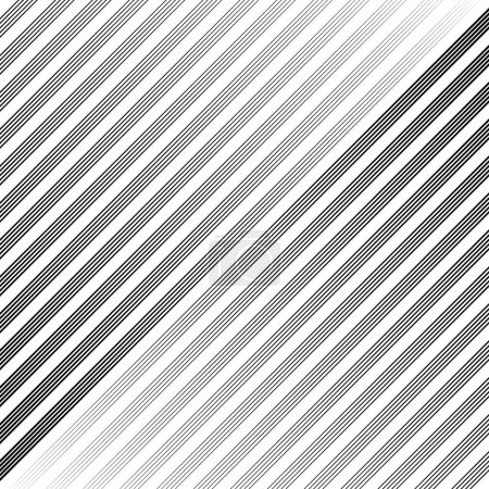 Illustration for Abstract black vector diagonal triangle stripes - Royalty Free Image
