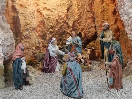 Christmas nativity scene 2022 from the Central Market of Valencia Spain