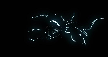 Photo for Line elements with glow effect. - Royalty Free Image