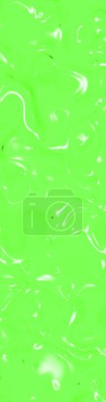 Photo for Abstract texture of glass surface of Lime Green. Glossy surface of water. Texture of liquid molten gold. Vertical banner for insertion into site. 3D image. 3D rendering. - Royalty Free Image