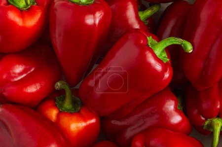 Photo for Red pepper in a large number of close-ups. - Royalty Free Image
