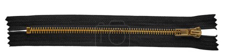 Photo for Black LockersFor zipper isolated on white background. - Royalty Free Image