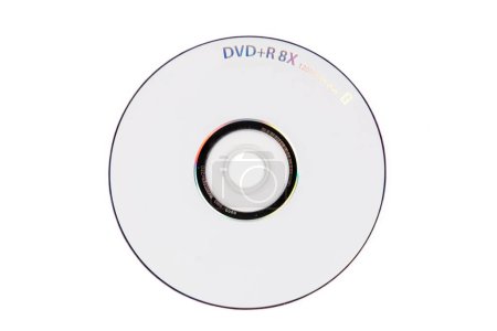 Photo for Blank DVD disc isolated on white background - Royalty Free Image
