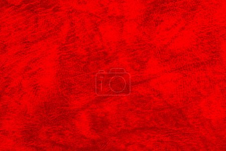Photo for Bright blood red background. The texture of a red leather. - Royalty Free Image