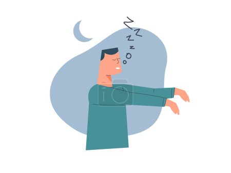 Sleep and wakefulness. sleepwalking, somnambulism or noctambulism