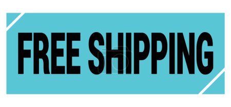 Téléchargez les photos : FREE SHIPPING text written on blue-black grungy stamp sign. - en image libre de droit