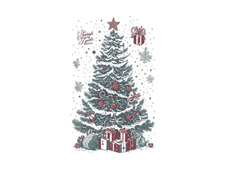 Téléchargez les illustrations : Arbre de Noël décoré à l'aquarelle avec cadeaux, Clipart d'illustration vectorielle. - en licence libre de droit