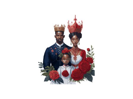 Téléchargez les illustrations : Famille royale, Couple avec Couronne Clip Art - en licence libre de droit