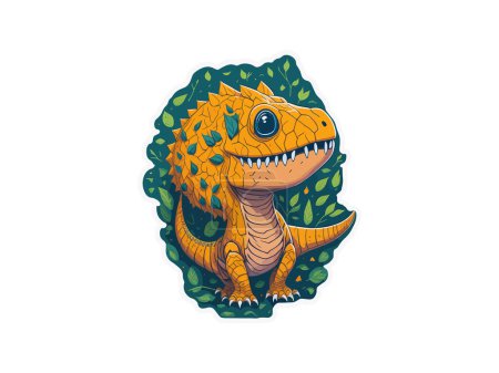 Illustration for Cute Dinosaur, Little Dinosaur Clip Art - Royalty Free Image