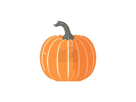 Ilustración de Otoño Halloween cosecha calabazas Vector ilustración - Imagen libre de derechos