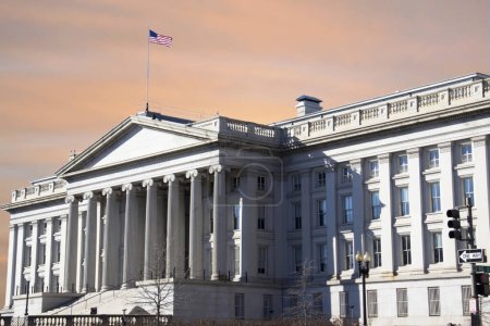 Das Finanzministerium in Washington DC