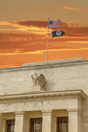 Gebäude der Federal Reserve in Washington DC, Vereinigte Staaten, FED