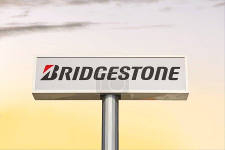 Foto de Ankara, Turquía: Bridgestone es un fabricante multinacional de piezas de automóviles y camiones fundado en 1931 y también uno de los mayores fabricantes de neumáticos del mundo. - Imagen libre de derechos