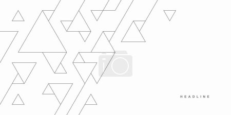 Photo for Abstract geometric technological background. Vector creative design. - Royalty Free Image
