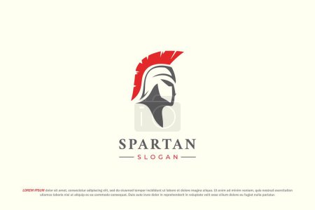 Téléchargez les photos : Logo cheval de Troie tête de barre spartiate design guerrier - en image libre de droit
