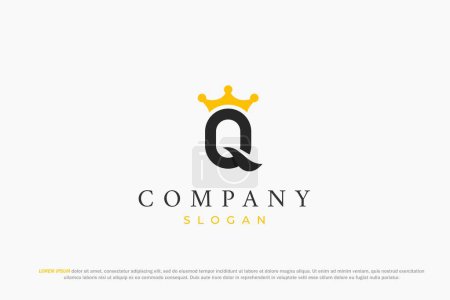 Téléchargez les photos : Logo lettre q reine couronne royales - en image libre de droit