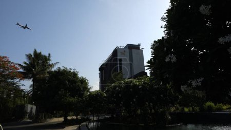 Photo for Mumbai, India, Oct 2023: The building for luxury hotel chain Taj hotels inside the Godrej Trees residential and office township at Vikhroli alongside Godrej One building managed by Godrej Properties - Royalty Free Image