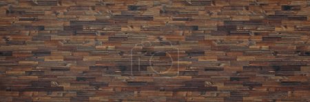 Photo for Gradation wood light and dark brown tone, background concept, 3d render and illustration - Royalty Free Image